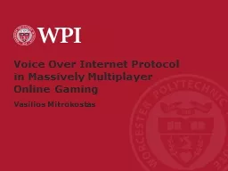 Voice Over Internet Protocol in Massively Multiplayer Onlin