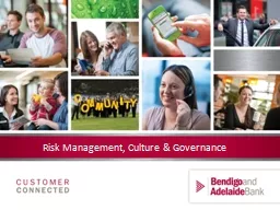 Risk Management, Culture & Governance