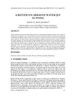 International Journal of Recent advances in Mechani ca