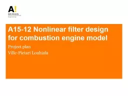 A15-12 Nonlinear filter design for combustion engine model