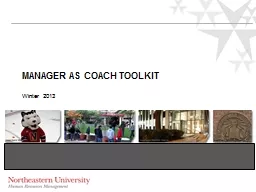 MANAGER AS COACH TOOLKIT