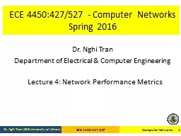 ECE 4450:427/527 - Computer Networks