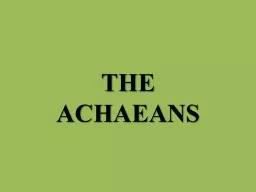 THE ACHAEANS