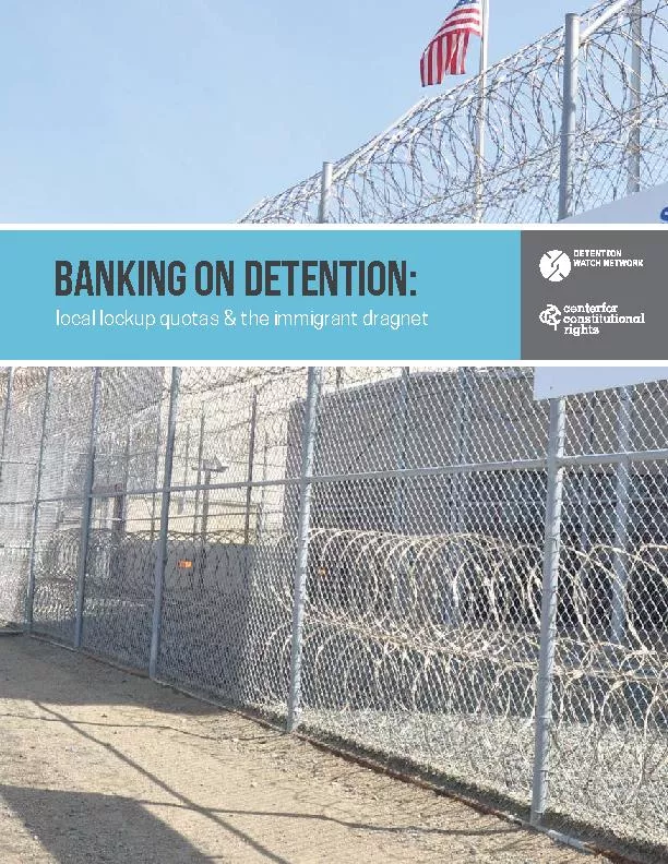 Banking On Detention: