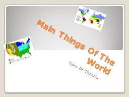 Main Things Of The World