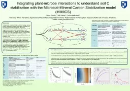 Integrating plant-microbe interactions to understand soil C