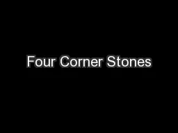 Four Corner Stones