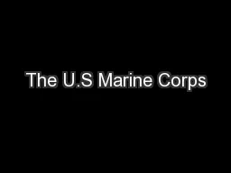 The U.S Marine Corps
