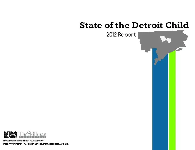 State of the Detroit Child