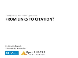 From Links to Citation?