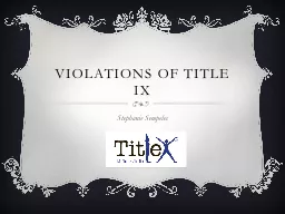 Violations of Title IX