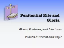 Penitential Rite and
