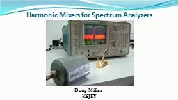 Harmonic Mixers for Spectrum Analyzers