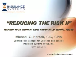 “REDUCING THE RISK II”