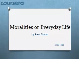 Moralities of Everyday Life