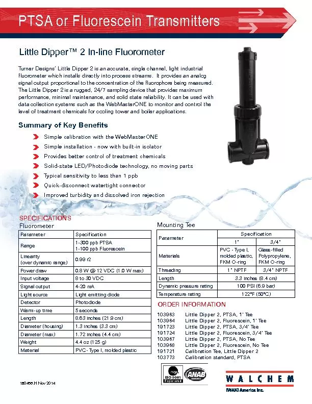 Turner Designs’ Little Dipper 2 is an accurate, single channel, l