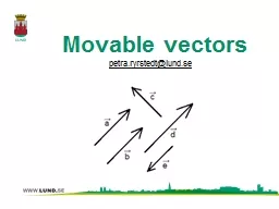 Movable vectors