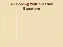 3-3 Solving