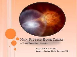 Non-Fiction Book Talks