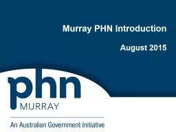 Murray PHN Introduction