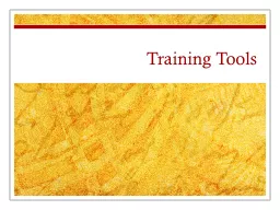 Training Tools