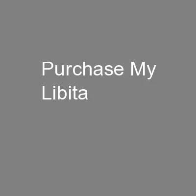 Purchase My Libita