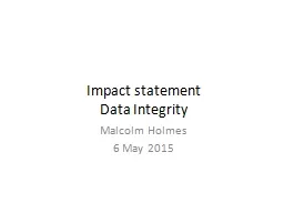 Impact statement