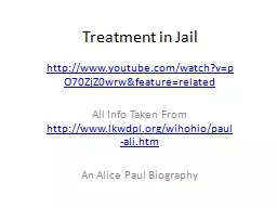 Treatment in Jail