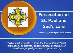 Persecution of St