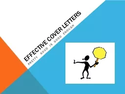 Effective Cover letters