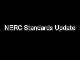 NERC Standards Update