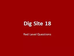 Dig Site 18