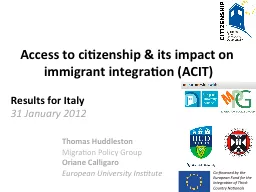 Access to citizenship & its impact on