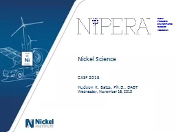 Nickel Science