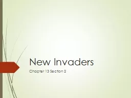 New Invaders