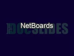 NetBoards