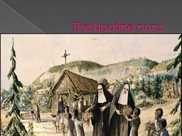 The Ursuline nuns