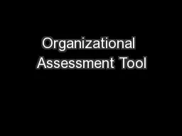 Organizational Assessment Tool