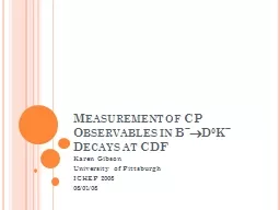 Measurement of CP Observables in B