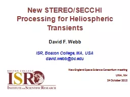 New STEREO/SECCHI Processing for