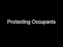 Protecting Occupants