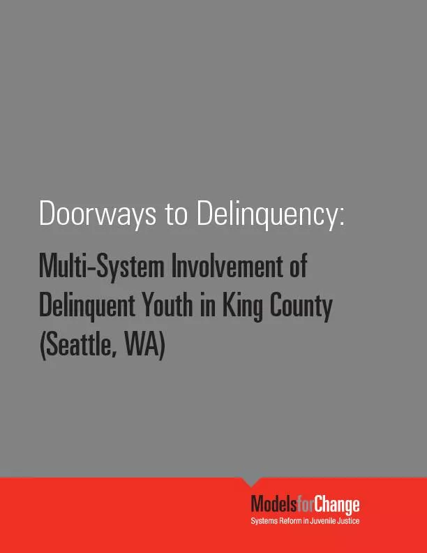 Doorways to Delinquency: