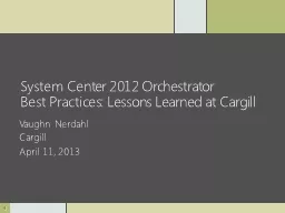 System Center 2012 Orchestrator