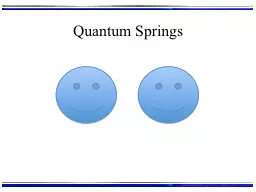 Quantum Springs
