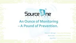 An Ounce of Monitoring