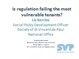 Is regulation failing the most vulnerable tenants?