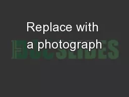 Replace with a photograph