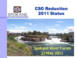 Spokane River Forum 23 May 2011
