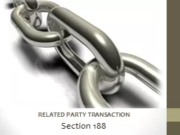 RELATED PARTY TRANSACTION