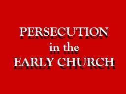 PERSECUTION